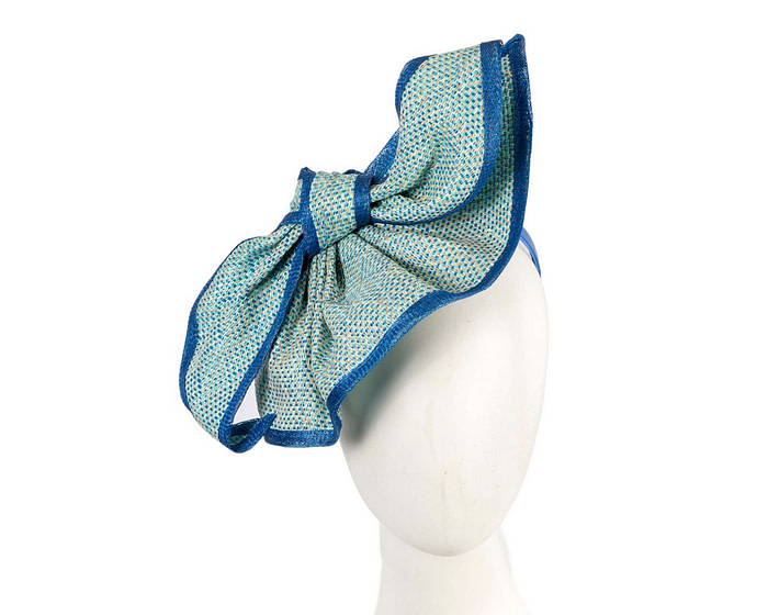 Aqua spring racing fascinator