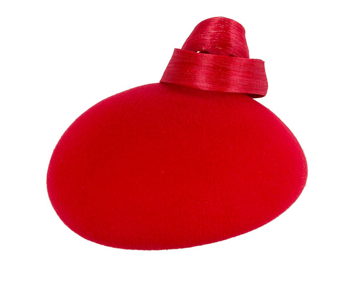 Stylish red felt beret hat by Fillies Collection - Image 3