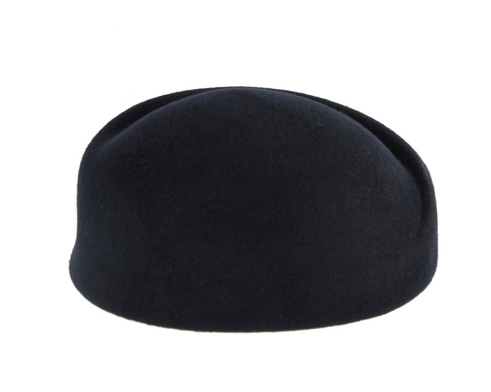 Designers dark navy felt ladies winter hat - Image 4