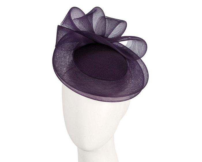 Purple Custom Made Cocktail Hat