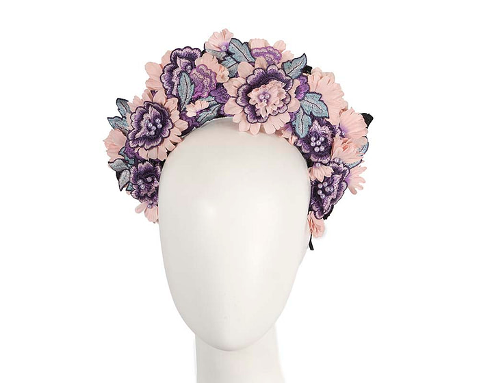 Lace flower headband by Beleivera