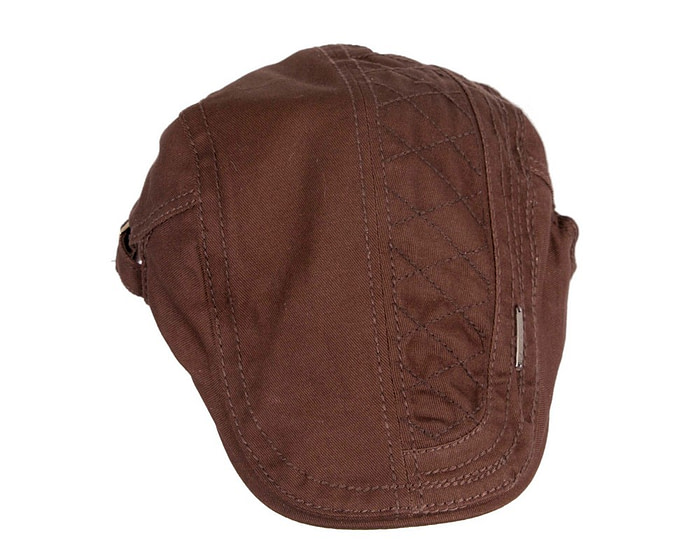 Brown flat cap by Max Alexander - Image 4