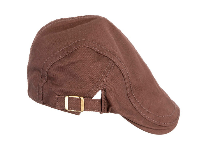 Brown flat cap by Max Alexander - Image 3