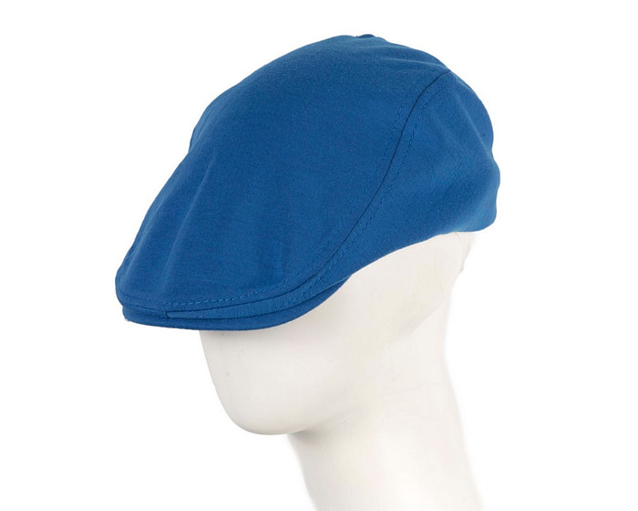 Soft blue flat cap by Max Alexander