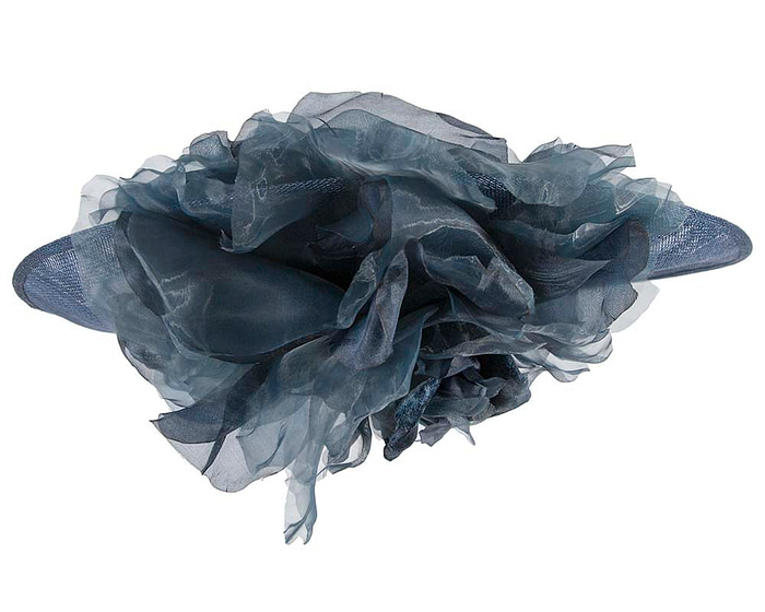 Large navy racing fascinator hat by Fillies Collection - Image 6