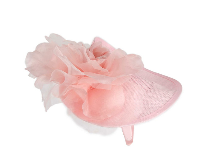 Exclusive pink fascinator with flower by Fillies Collection - Image 4