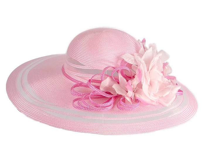 Fashion pink summer ladies hat by Cupids Millinery - Image 6