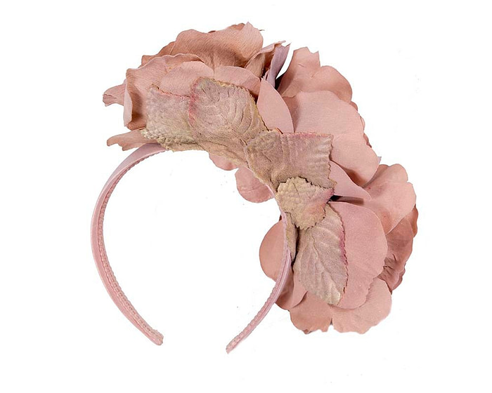 Dusty pink fascinator headband by Max Alexander - Image 3