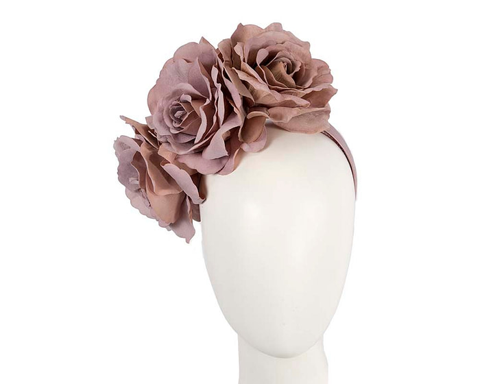 Dusty pink fascinator headband by Max Alexander