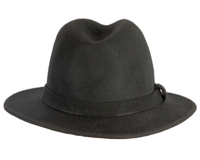 Black Fedora Gangster Hat - Image 6