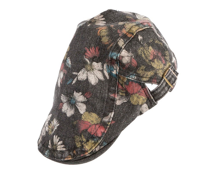 Classic denim flat cap with print by Max Alexander M148B - Image 2