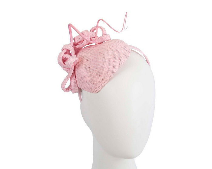 Pink heart fascinator by Max Alexander