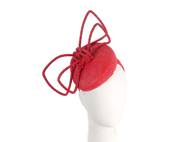 Red designers racing fascinator by Fillies Collection S211