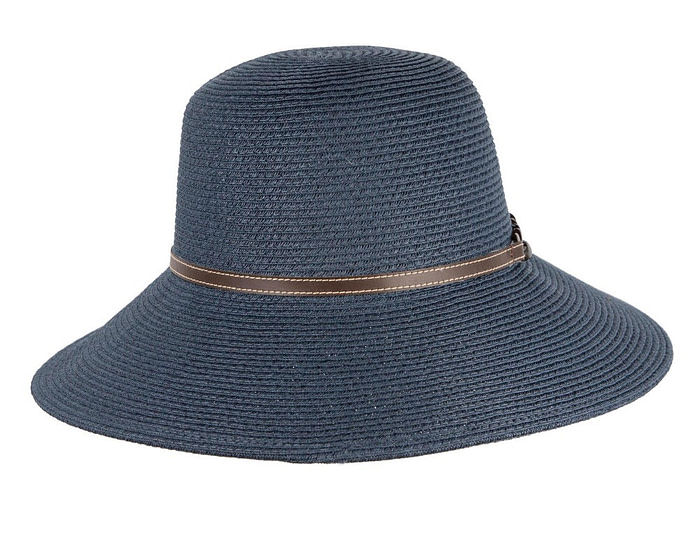 Navy summer sun beach hat - Image 6