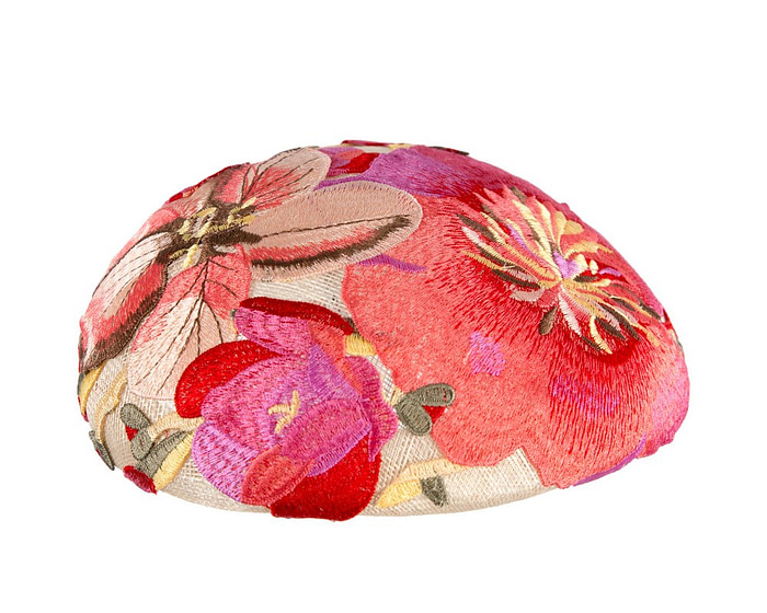 Floral Embroidered Beret by Cupids Millinery - Image 4