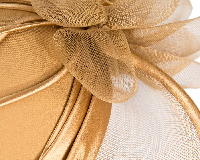 Gold Mother of the Bride Wedding Hat - Image 6