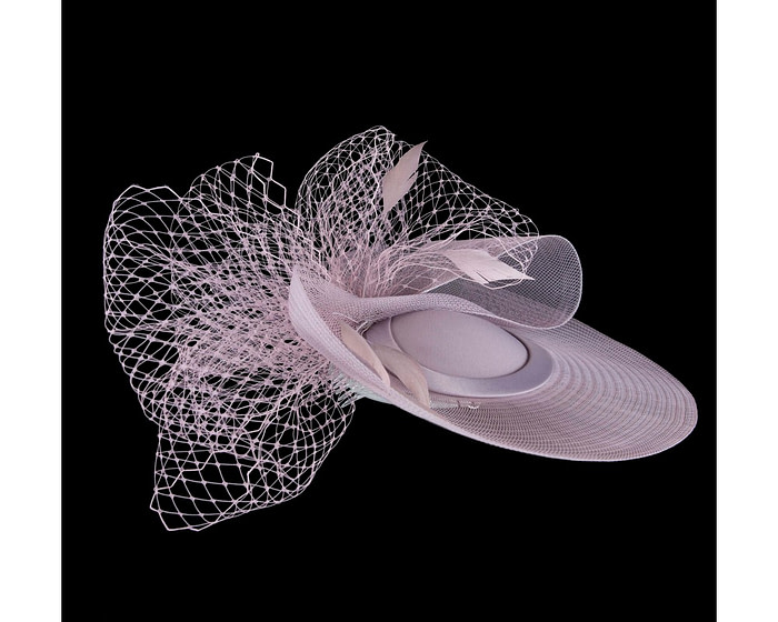 Custom made lilac cocktail hat - Image 4