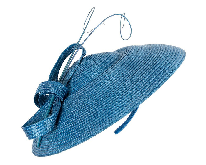 Royal Blue "saucer" fascinator hat by Max Alexander - Image 2