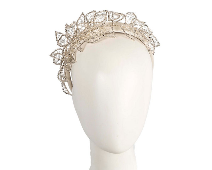 Fashion cream fascinator headband by Fillies Collection