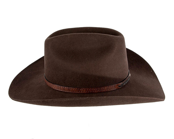 Classic Brown Cowboy Hat – Timeless Western Elegance - Image 3