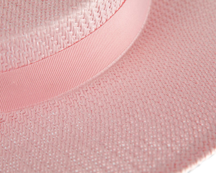 Pink boater hat by Max Alexander - Image 3