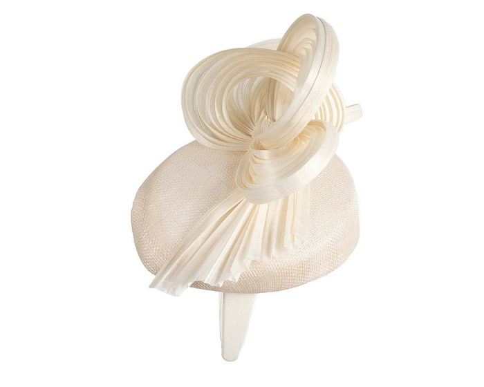 Exclusive cream pillbox fascinator by Fillies Collection - Image 4
