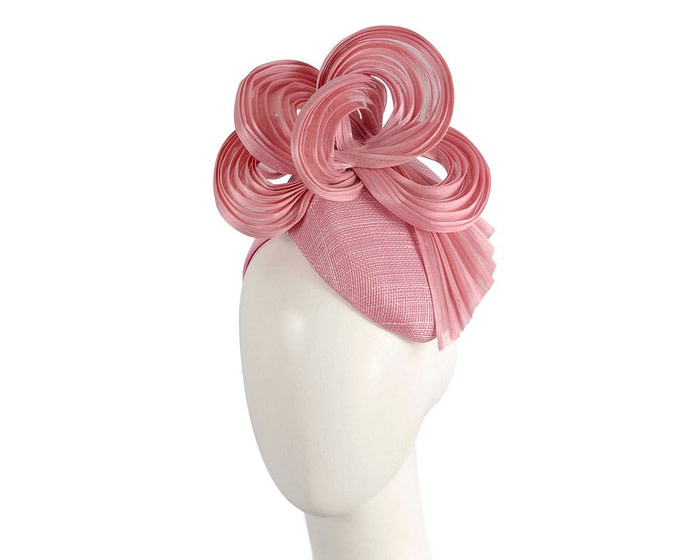 Exclusive dusty pink pillbox fascinator by Fillies Collection