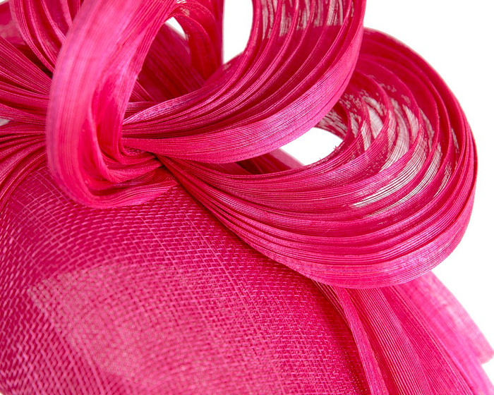 Exclusive fuchsia pillbox fascinator by Fillies Collection - Image 5
