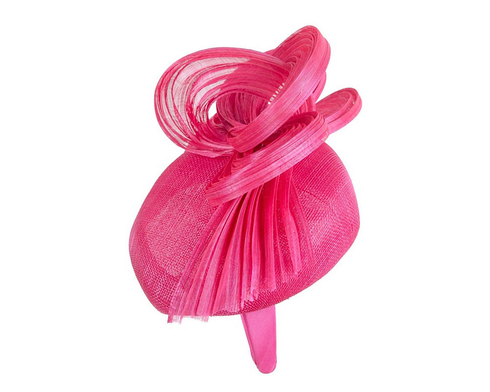 Exclusive fuchsia pillbox fascinator by Fillies Collection - Image 4