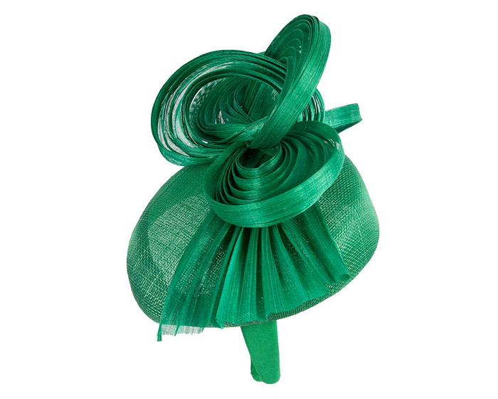 Exclusive green pillbox fascinator by Fillies Collection - Image 4