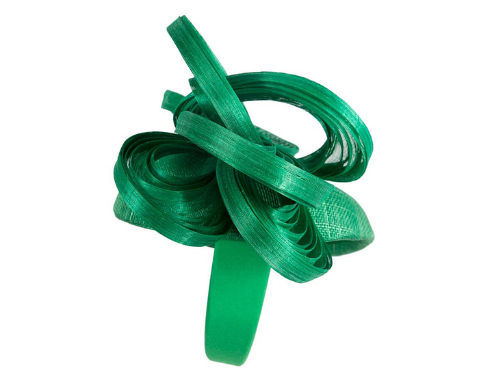 Exclusive green pillbox fascinator by Fillies Collection - Image 3