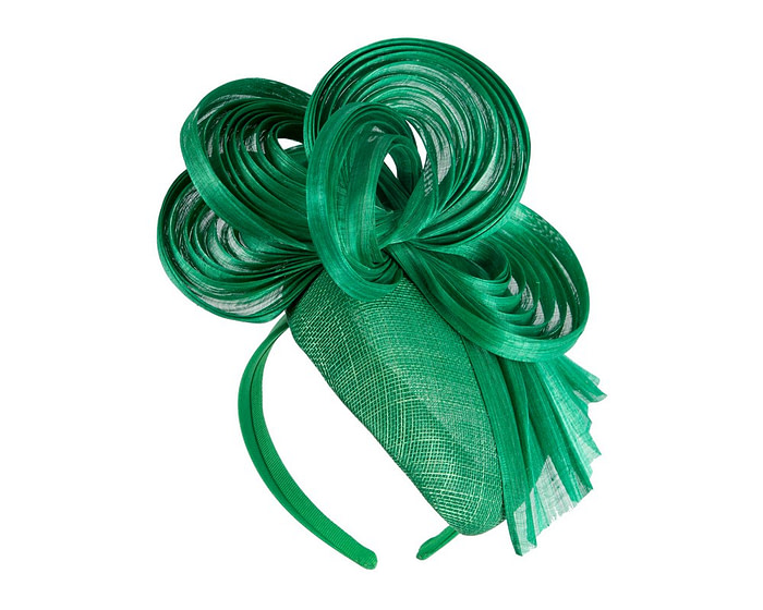 Exclusive green pillbox fascinator by Fillies Collection - Image 2