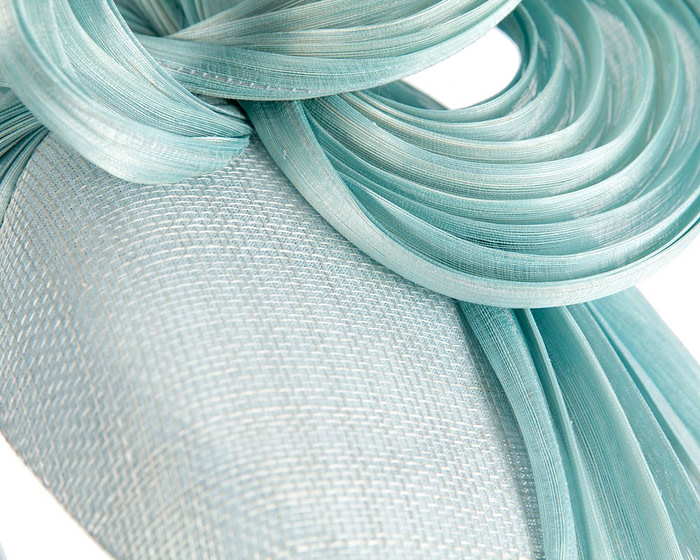 Exclusive light blue pillbox fascinator by Fillies Collection - Image 5