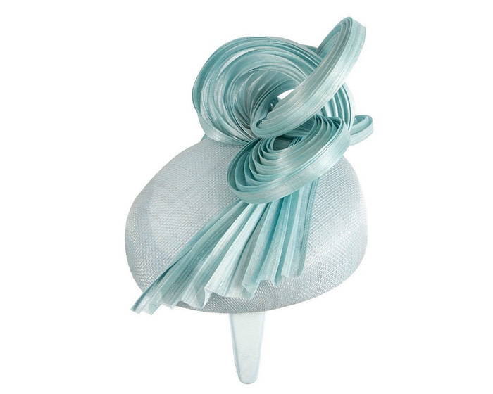 Exclusive light blue pillbox fascinator by Fillies Collection - Image 4