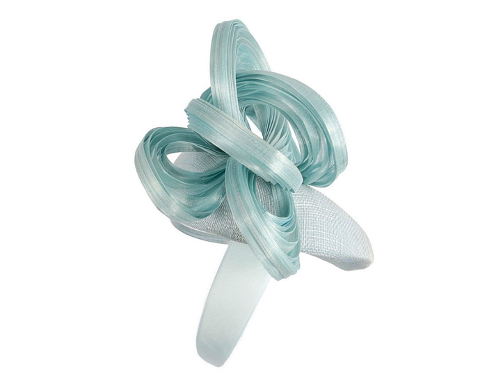 Exclusive light blue pillbox fascinator by Fillies Collection - Image 3