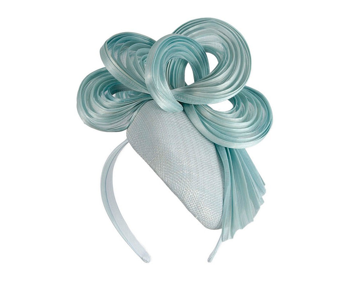 Exclusive light blue pillbox fascinator by Fillies Collection - Image 2