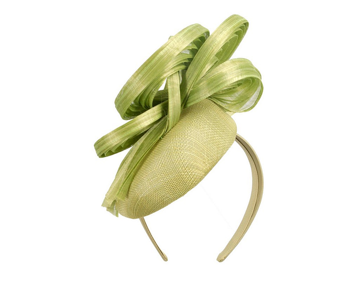 Exclusive lime green pillbox fascinator by Fillies Collection - Image 6