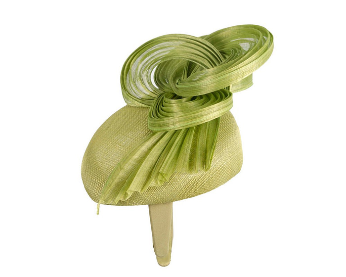 Exclusive lime green pillbox fascinator by Fillies Collection - Image 4