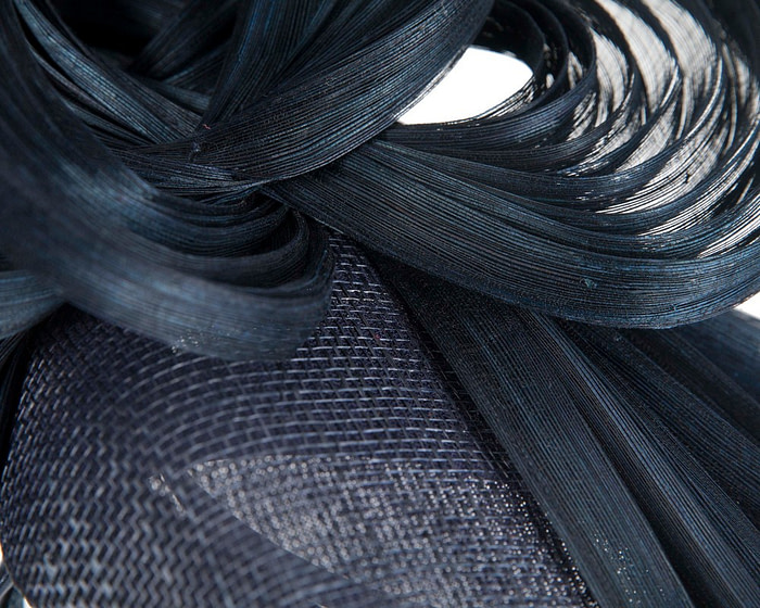 Exclusive navy pillbox fascinator by Fillies Collection - Image 5