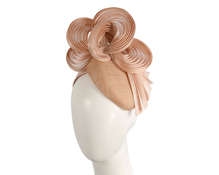 Exclusive nude pillbox fascinator by Fillies Collection