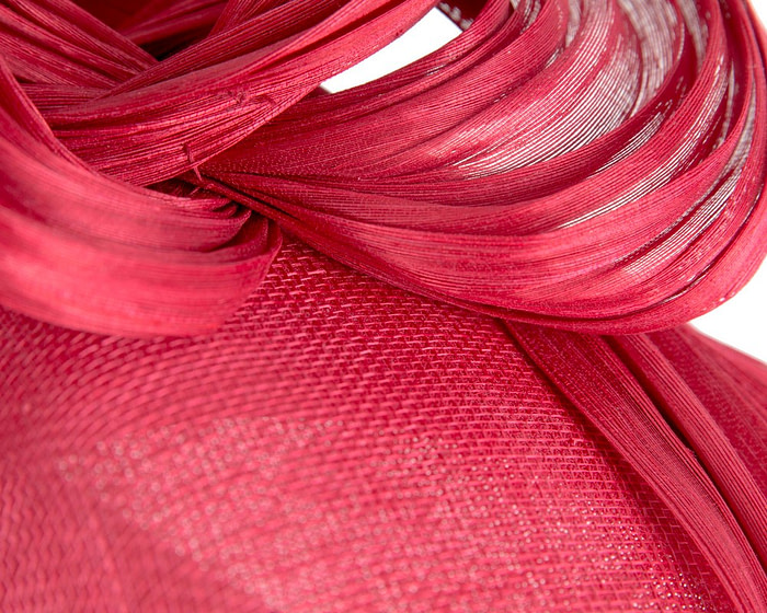 Exclusive red pillbox fascinator by Fillies Collection - Image 5