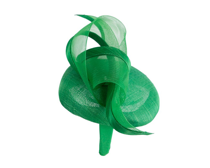 Green pillbox fascinator by Fillies Collection - Image 3