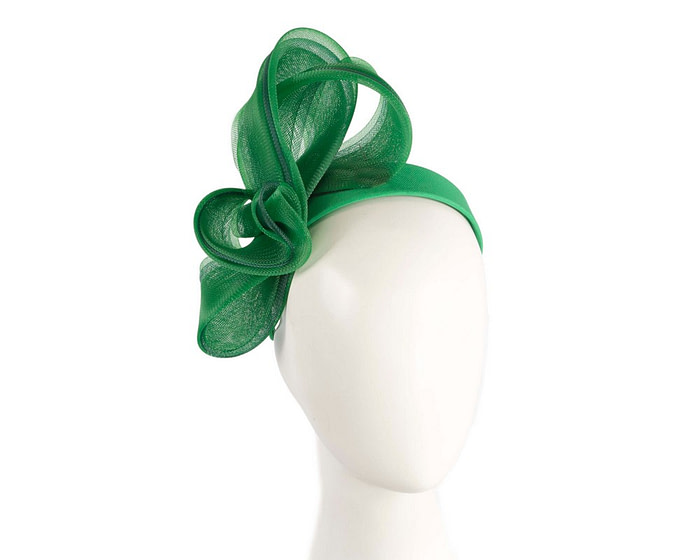 Green crinoline bow fascinator by Fillies Collection