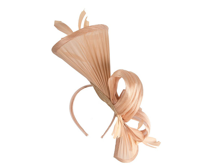 Large nude jinsin racing fascinator by Fillies Collection - Image 6