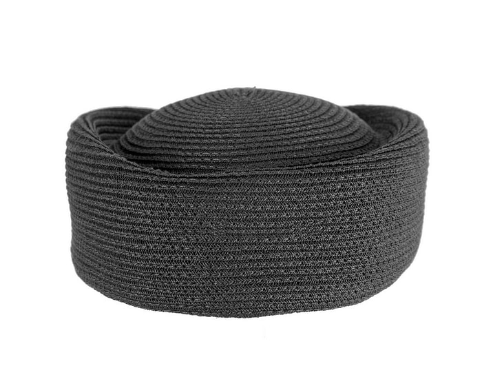 Soft black pillbox hat by Max Alexander - Image 5