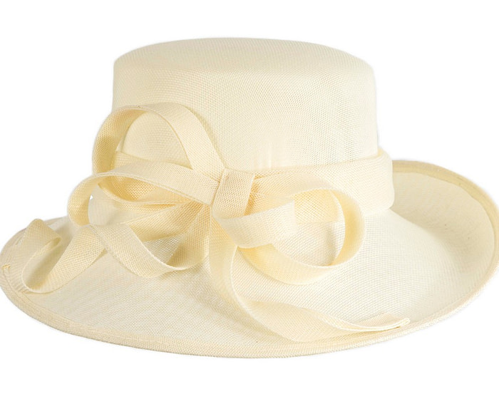 Cream ladies fashion hat by Max Alexander - Image 4