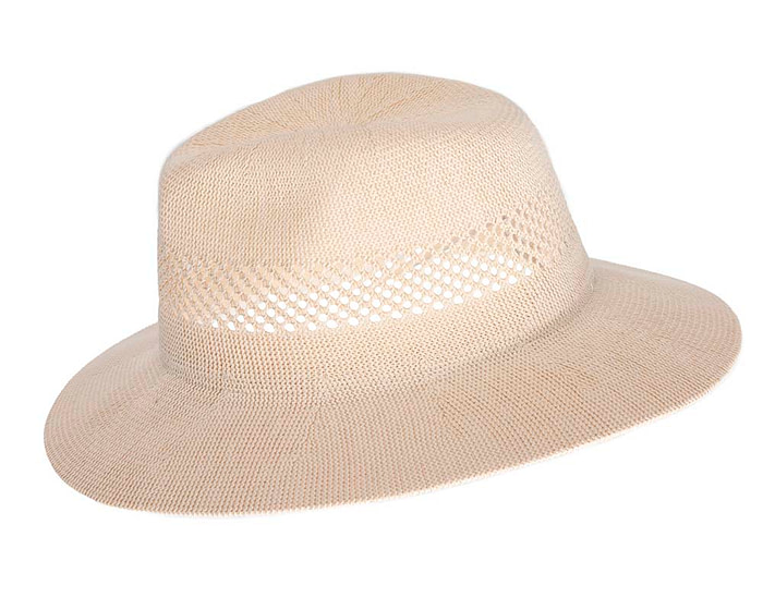 Crushable knitted fedora hat - Image 2