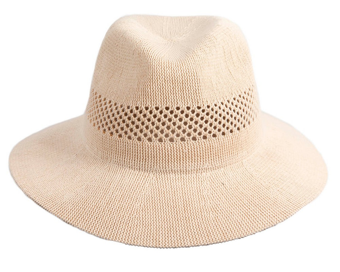 Crushable knitted fedora hat - Image 3