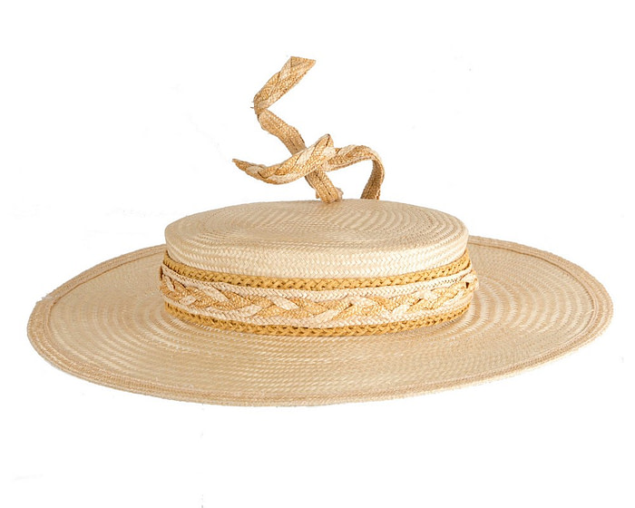 Exclusive vintage straw boater hat by - Image 2