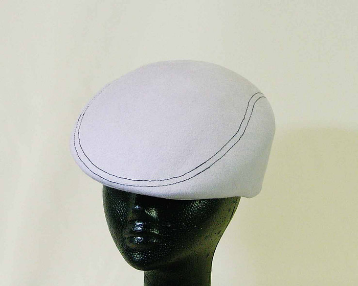 Grey fashion felt beret hat buy online in Australia J103G - Hats From OZ